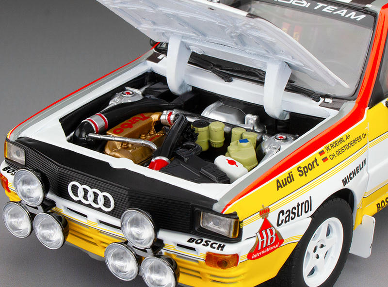 SunStar 1:18 Audi Quattro A2 WRC 1984 Diecast Car- #1