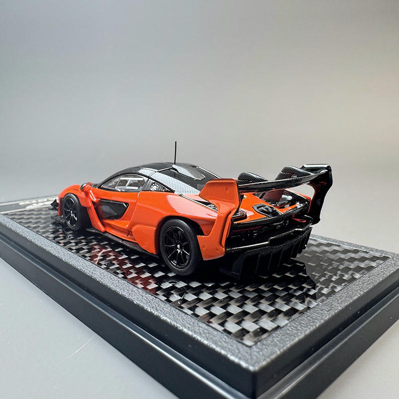 LCD 1:64 McLaren Senna GTR Diecast Model Car – Orange – YX car model