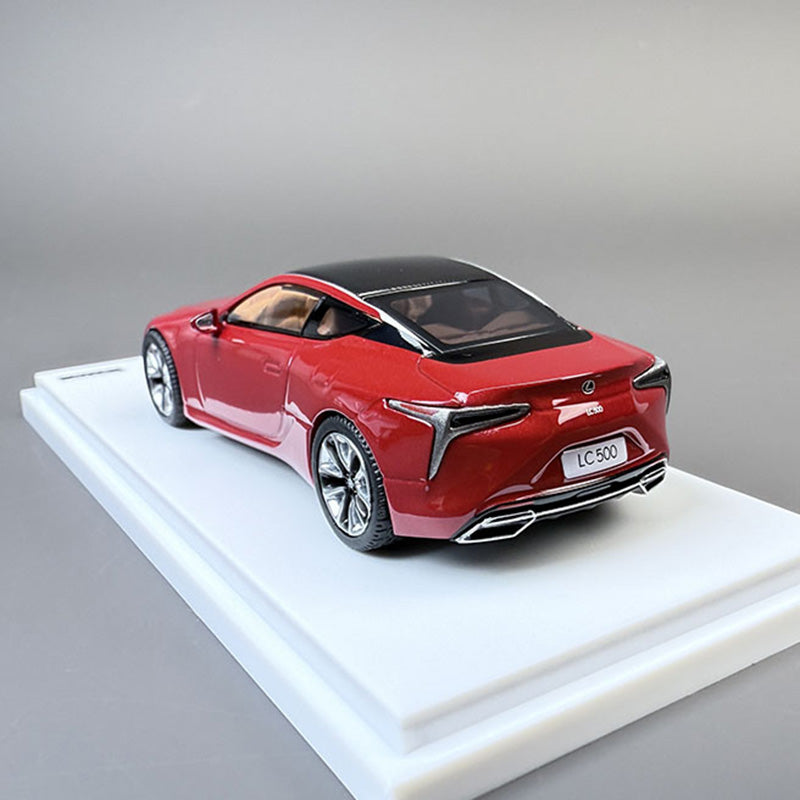 2018 Lexus LC500 1:64 Diecast Model Car by ALOMSTREAL – Red