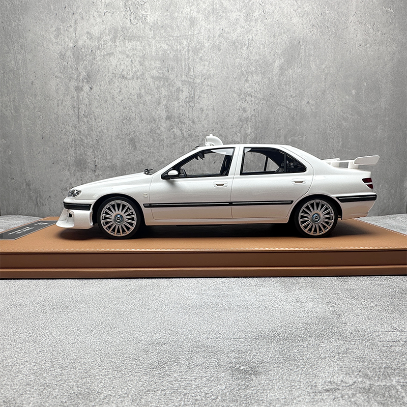 Fahrzeugkunst Peugeot 406 Taxi Harz Auto Modell Sammlung 1 18 Taxi Express