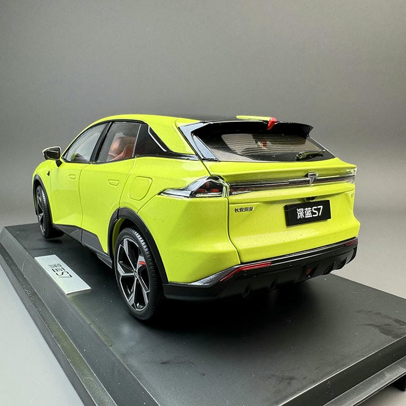 Original Changan S7 Deep Blue 1:18 Alloy Model Car