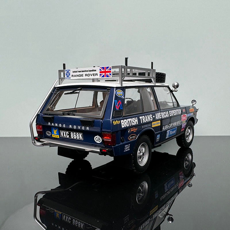 Range Rover British American Crossover Racing – 1:18 Almost Real Scale Diecast Car Model (Black Charcoal)