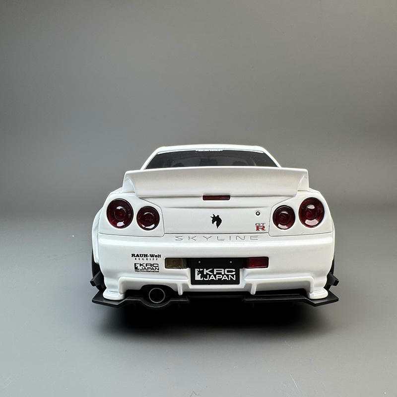OTTO Nissan GT-R R34 KRC 1:18 Resin Model Car – YX car model