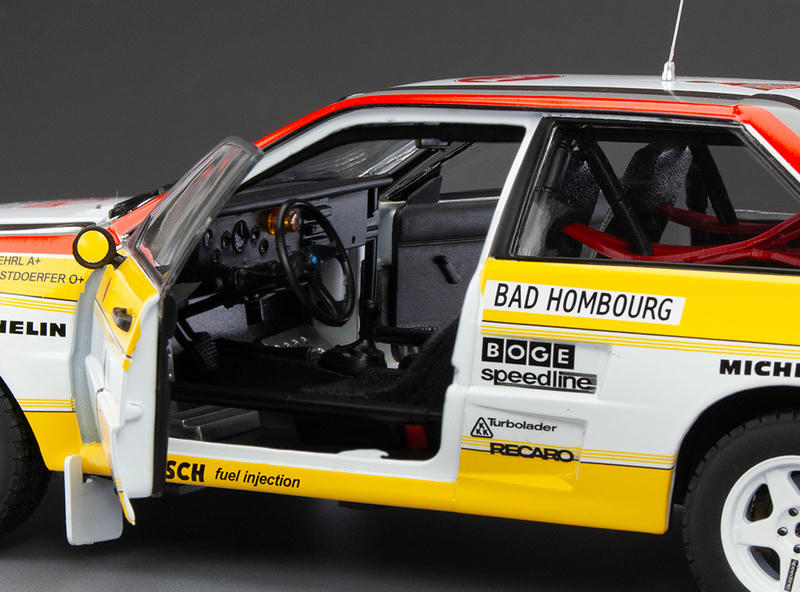 SunStar 1:18 Audi Quattro A2 WRC 1984 Diecast Car- #1