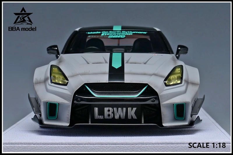 BBA Nissan GT-R 35GT-RR 1:18 Resin Model Car