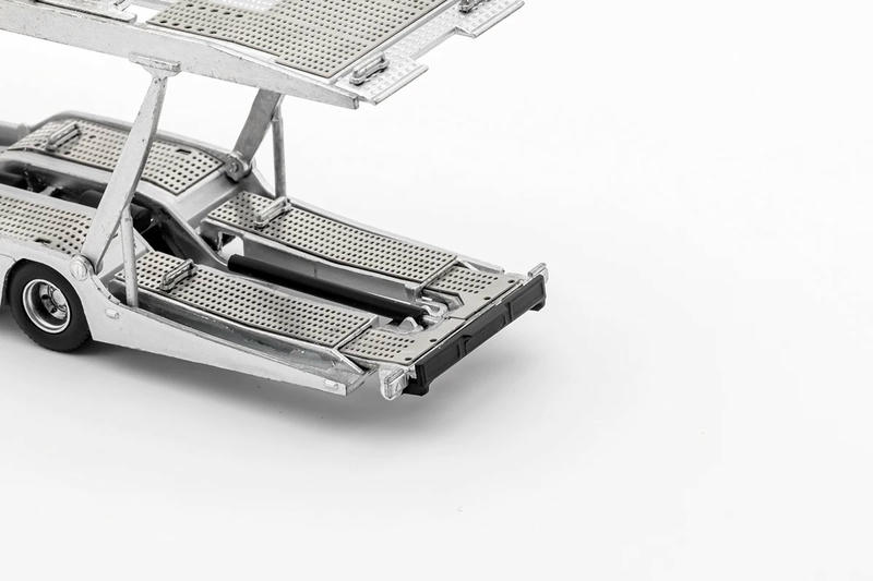 Mercedes-Benz Actros Double-Decker Car Transport Trailer 1:64 Diecast Model