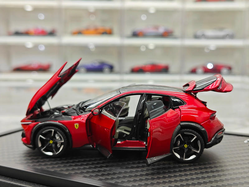 BBR Ferrari Purosangue Black Roof 1:43 Diecast Model Car