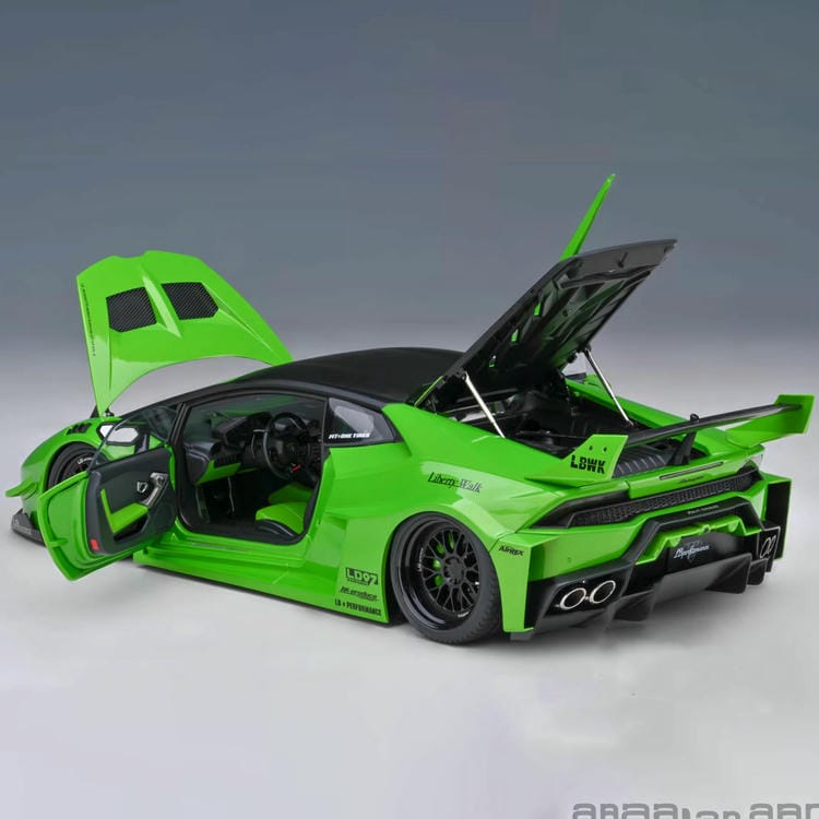 Autoart 1/18 For Lamborghini LIBERTY WALK LB HURACAN GT Diecast model cars