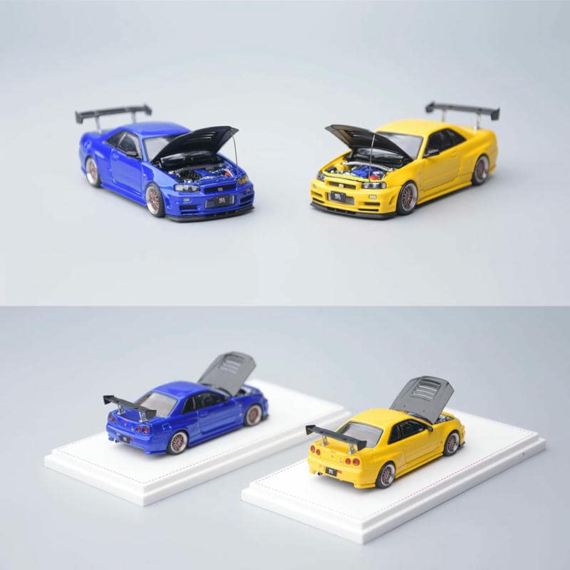 FH 1:64 Nissan Skyline GT-R R34 V-Spec II Diecast Model