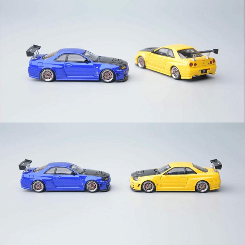 FH 1:64 Nissan Skyline GT-R R34 V-Spec II Diecast Model