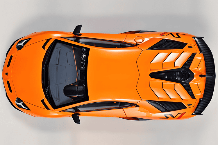 AutoArt Lamborghini Aventador SVJ 1:18 Scale Diecast Model – Diecast Supercar Collection（Orange）