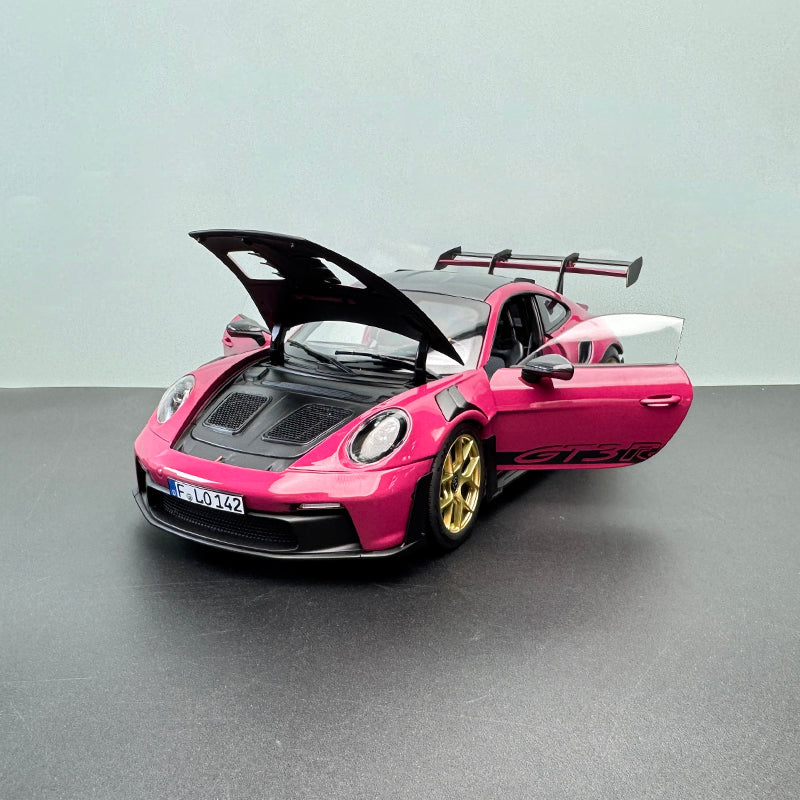 Porsche 911 GT3 RS 1:18 Diecast Model by NOREV (Shock-Absorbing Wheels Edition)