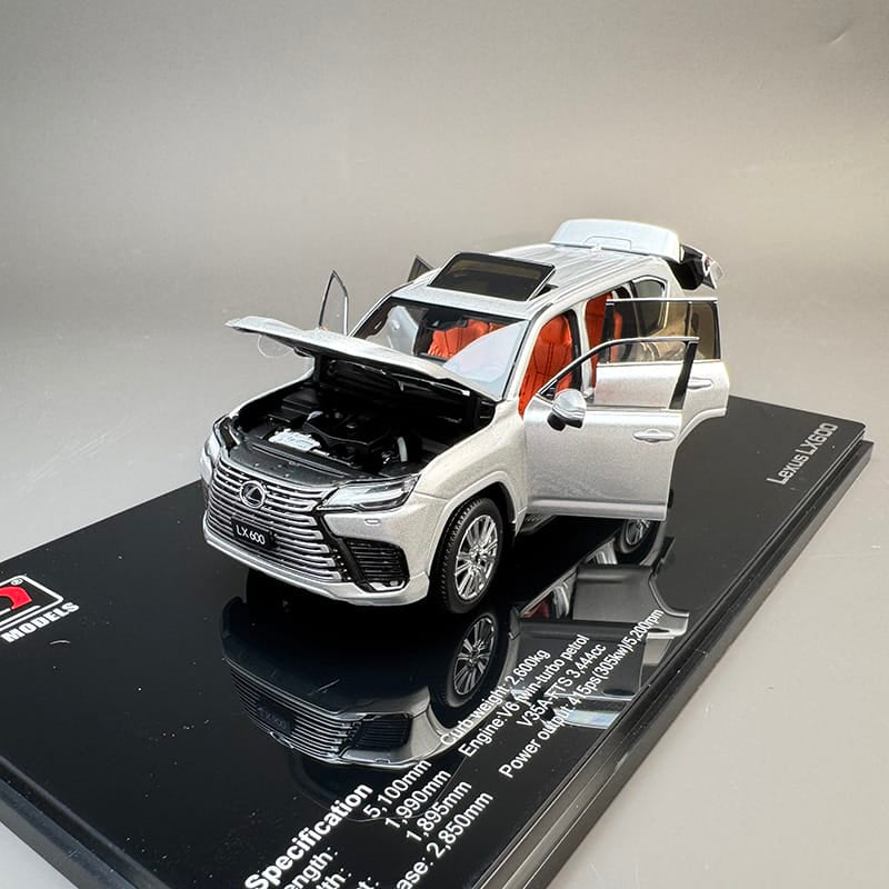 LCD Lexus LX600 1:43 Alloy Diecast Model SUV