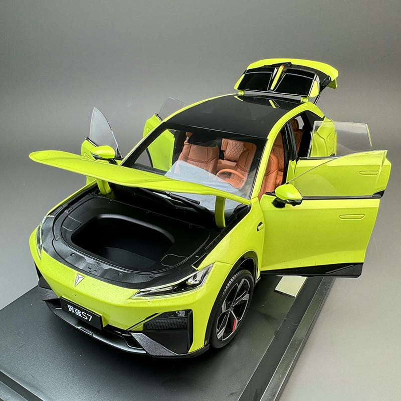 Original Changan S7 Deep Blue 1:18 Alloy Model Car