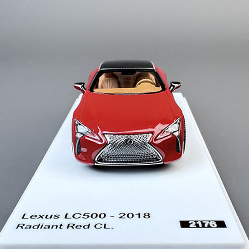 2018 Lexus LC500 1:64 Diecast Model Car by ALOMSTREAL – Red