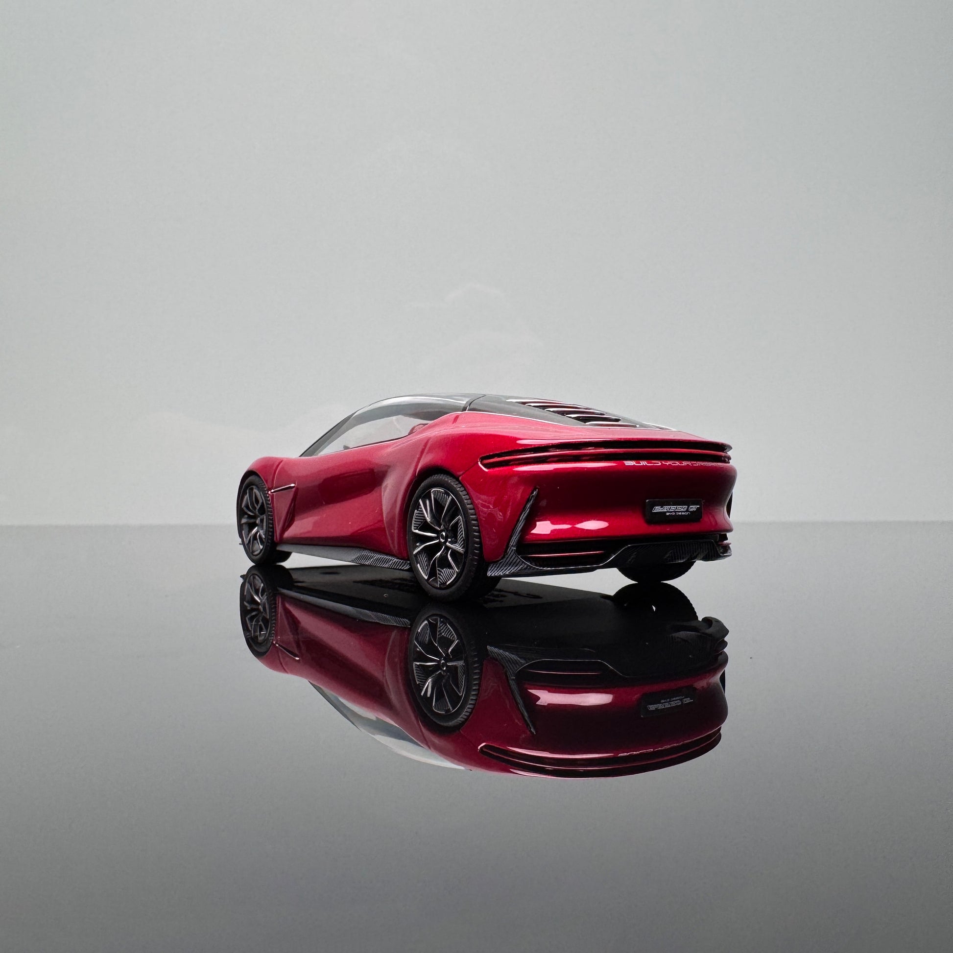 BYD E-SEED GT Han Concept Car Model – Red (1/43 Scale)