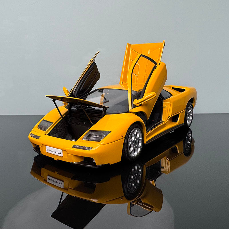 Lamborghini Diablo SV-R Diecast Model – 1:18 Scale Collectible (Black, Yellow, Blue, White)