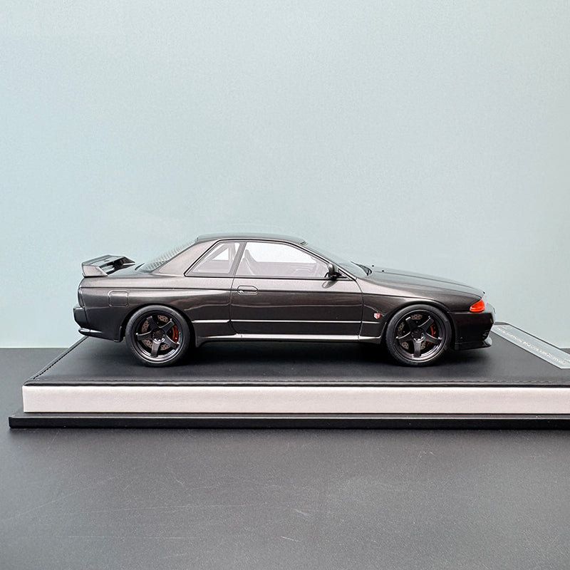 Pre-Sale: MOTORHELIX 1:18 Nissan Skyline GT-R (R32) – Gunmetal Grey Resin Model