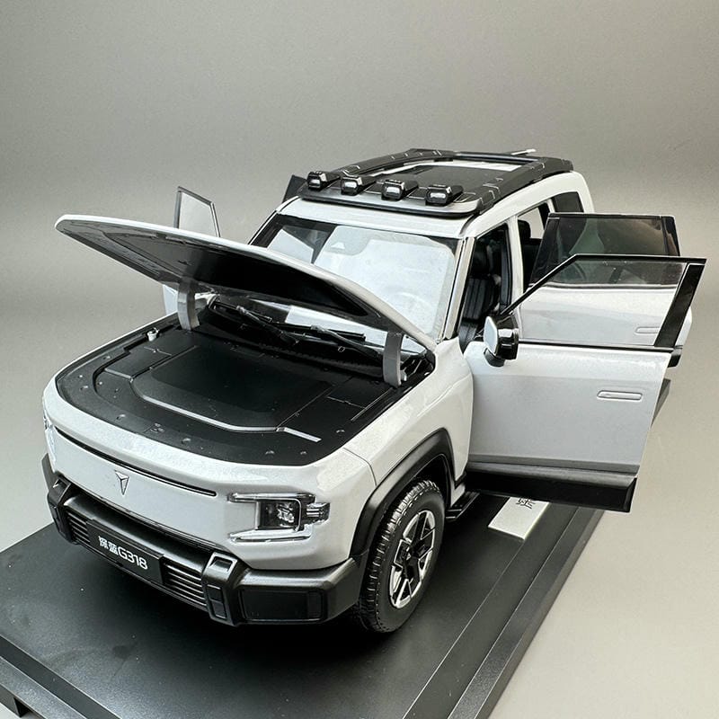 Original Changan Deep Blue G318 1:18 Alloy Model Car