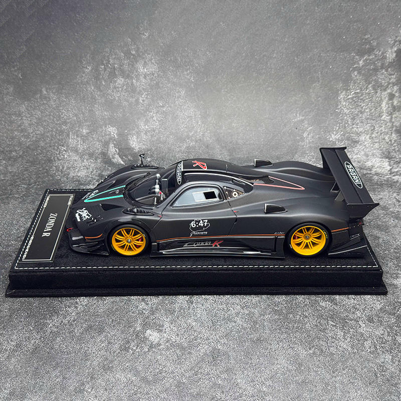 入手困難 HH モデル 1/18 パガーニ Zonda R ブラックカーボン HH Model 1:18 Pagani Zonda R & Evolution Specials Resin Model Car