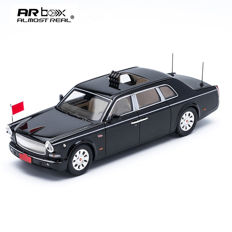 AR Box 1:64 Hongqi CA7601 Inspection Car Diecast Model