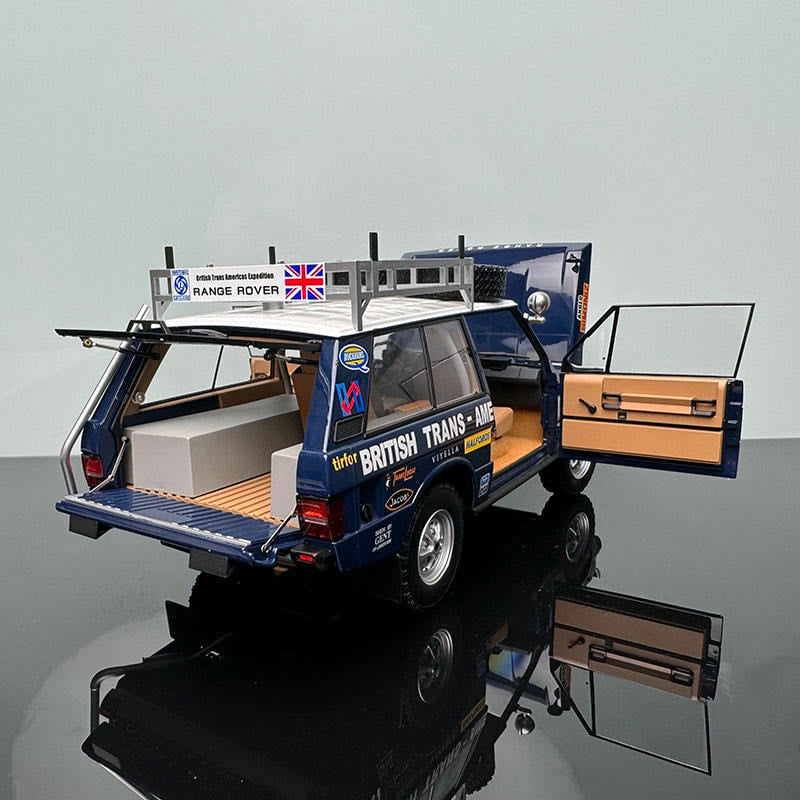 Range Rover British American Crossover Racing – 1:18 Almost Real Scale Diecast Car Model (Black Charcoal)