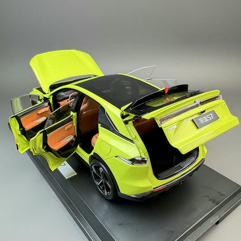 Original Changan S7 Deep Blue 1:18 Alloy Model Car