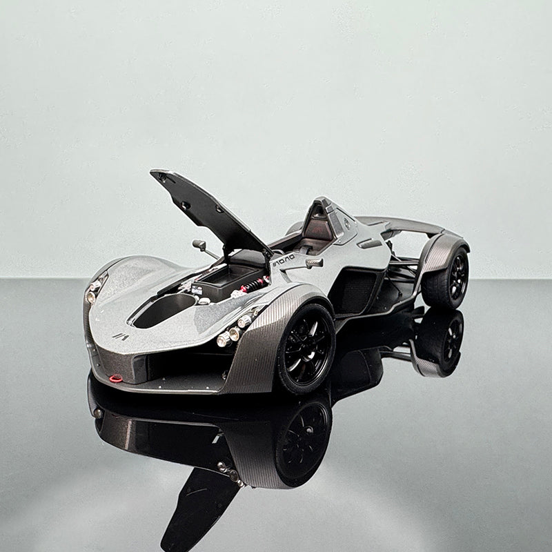 BAC MONO Racing Car Diecast – 1:18 Scale Collectible (Translucent Box)