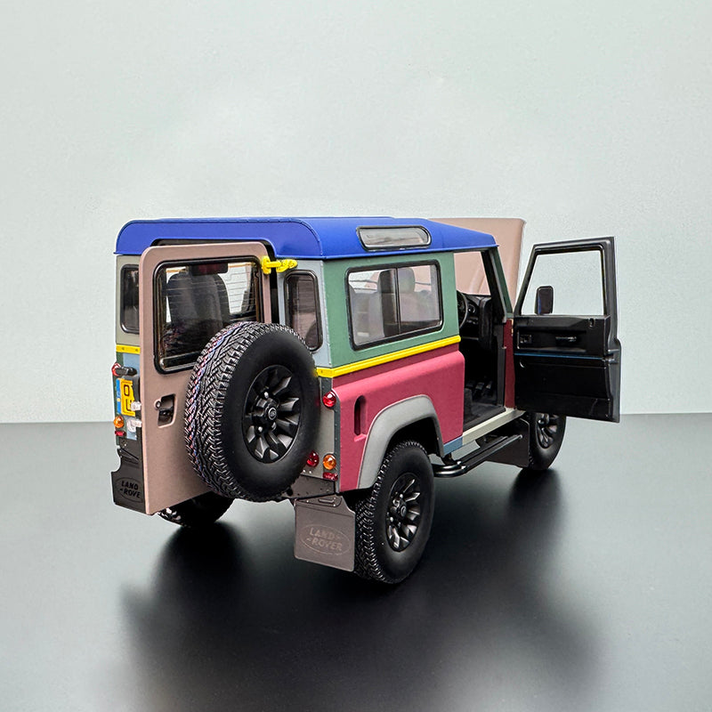 Almost Real Land Rover Defender 90 Paul Smith Custom Edition 1:18 Diecast Model
