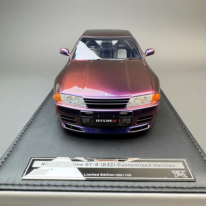 hpi NISSAN skyline GT-R （R32） ダークパープル　レア Make Up Co., Ltd / Eidolon 1:43 Nissan Skyline (BNR32) GT-R Garage