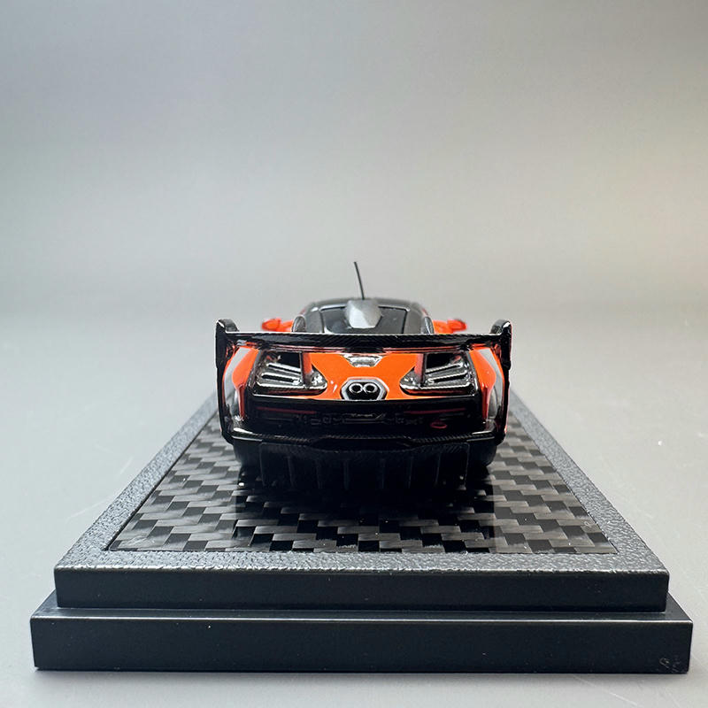 LCD 1:64 McLaren Senna GTR Diecast Model Car – Orange – YX car model