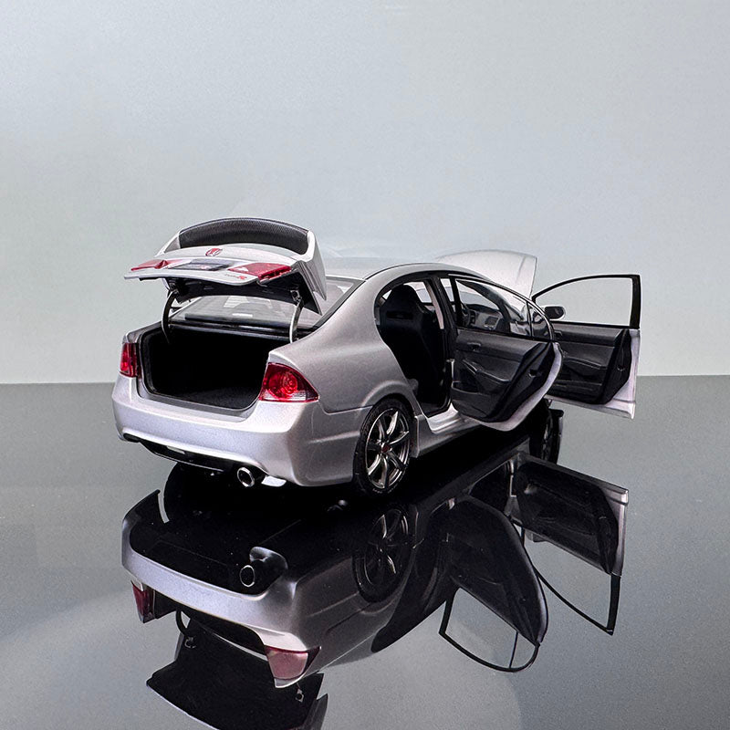 Honda Civic Type R FD2 Motorhelix  Diecast Model – 1/18 Scale (Blue/Silver) Limited Edition