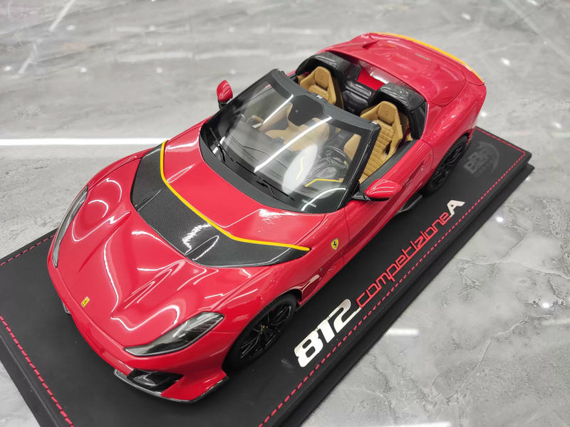 BBR 1:18 Ferrari 812 Convertible Resin Model