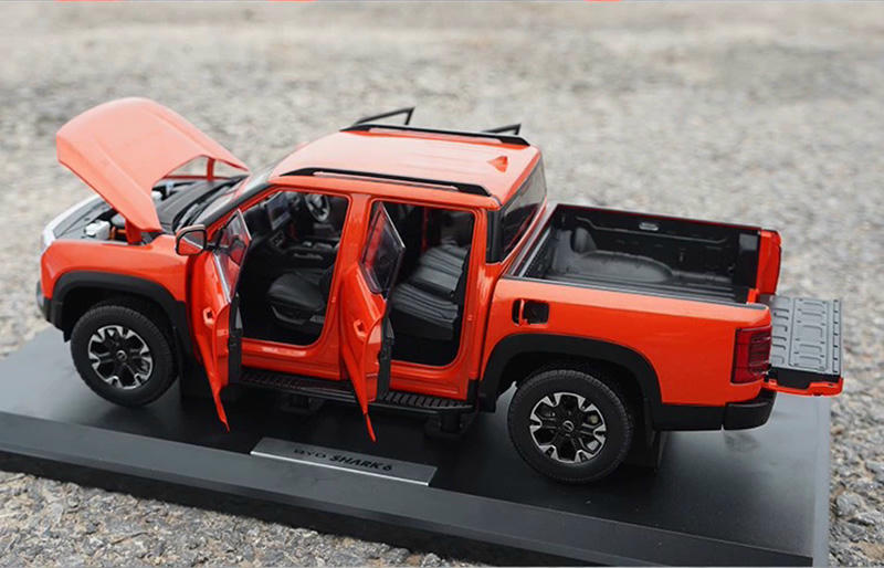 1:18 BYD SHARK New Energy Pickup Diecast Model – YX car model