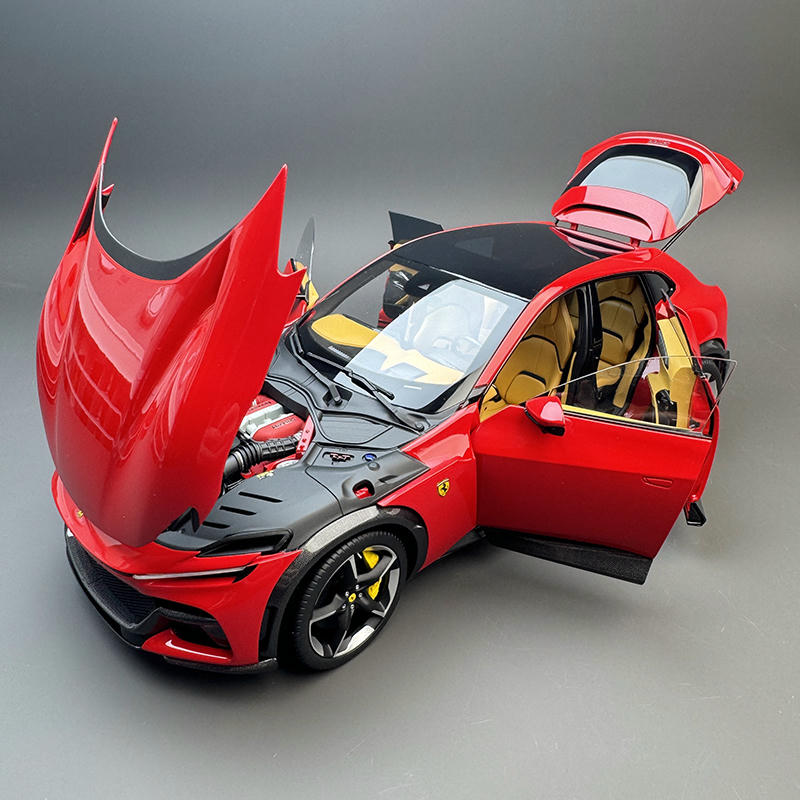 BBR 1:18 Ferrari Purosangue Red Alloy Diecast Model – YX car model