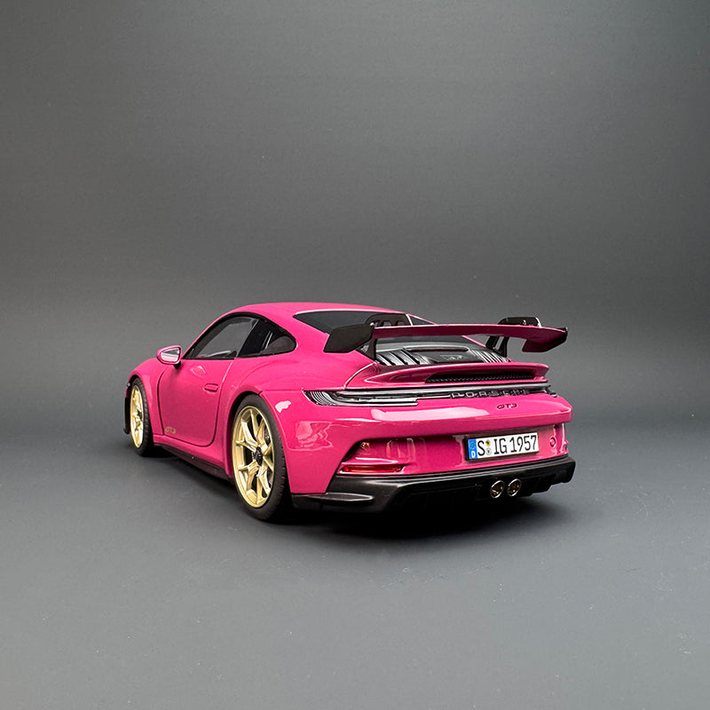 Norev Porsche 911 GT3 1:18 Scale Diecast Model Car – Alloy, ABS &amp; Rubber with Opening Doors and Functional Steering