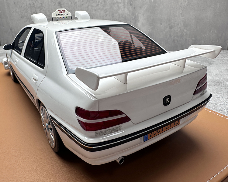 Fahrzeugkunst Peugeot 406 Taxi Harz Auto Modell Sammlung 1 18 Taxi Express