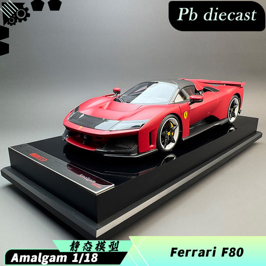 Amalgam 1:18 Ferrari F80 Resin Model – Matte Red