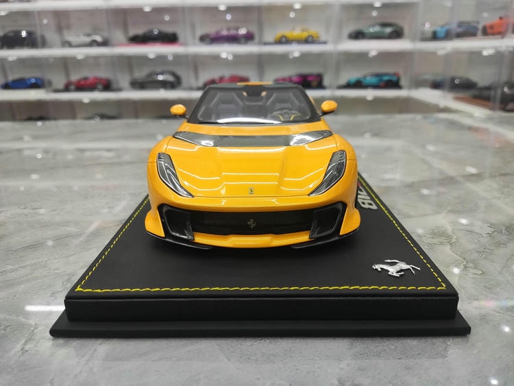 BBR 1:18 For Ferrari 812 Competizione Leclerc Resin Car Model Collection