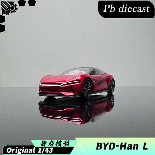 BYD E-SEED GT Han Concept Car Model – Red (1/43 Scale)