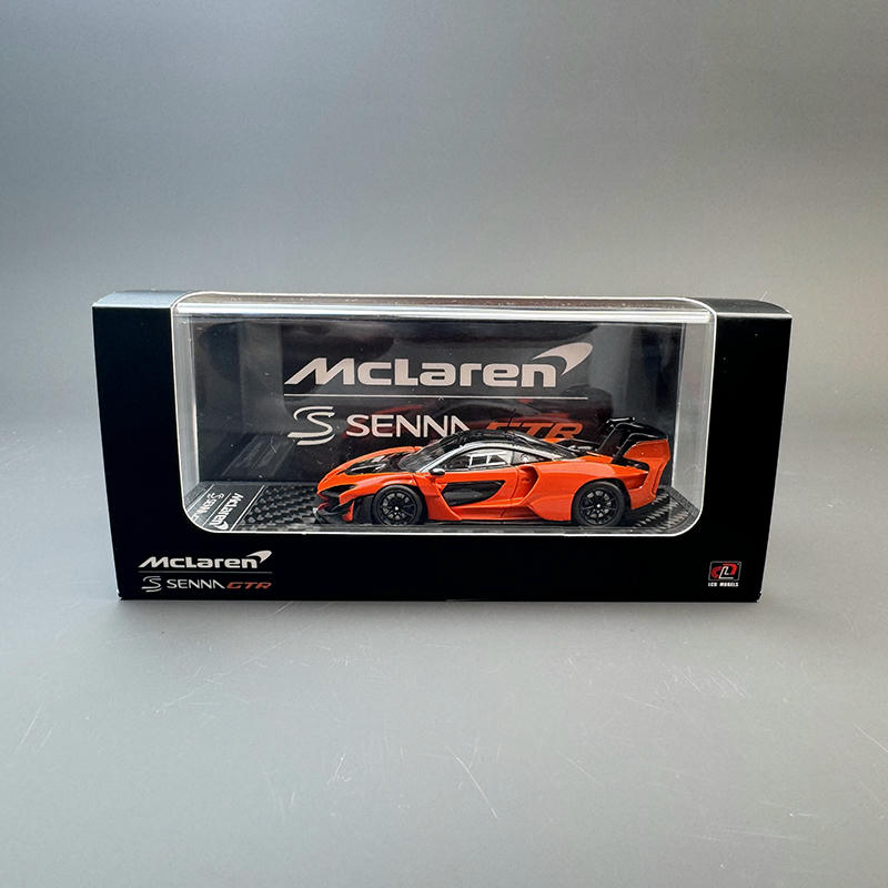 LCD 1:64 McLaren Senna GTR Diecast Model Car – Orange – YX car model