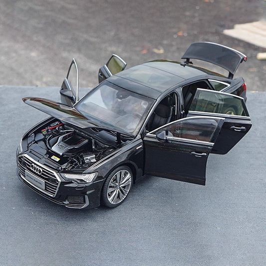 Original Audi A6L 2019 1:18 Alloy Diecast Model Car