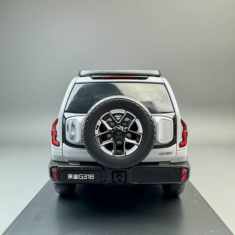 Original Changan Deep Blue G318 1:18 Alloy Model Car
