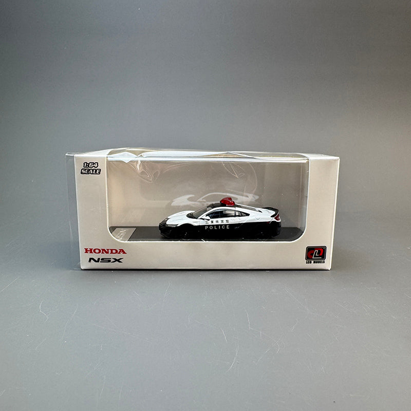LCD 1:64 Honda NSX Police Car Diecast Model
