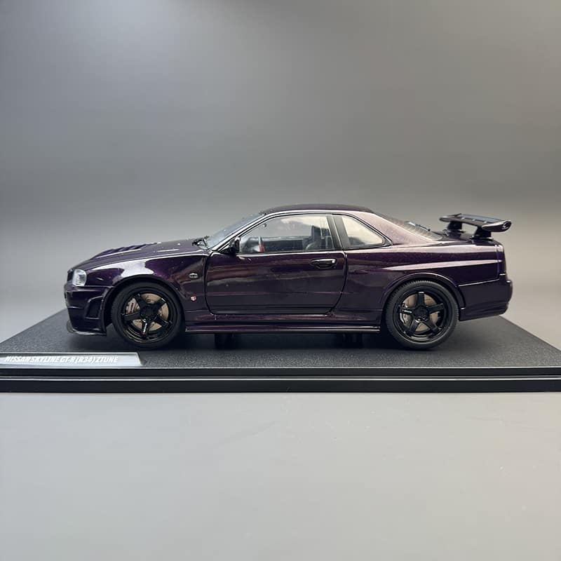 Solido 1:18 Nissan GT-R R34 Z-Tune Diecast Model – YX car model