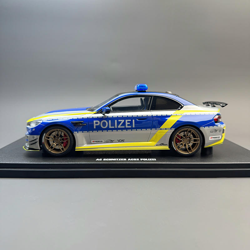 GT Spirit AC Schnitzer BMW M2 ACS2 German Police Car 1:18 Resin Model