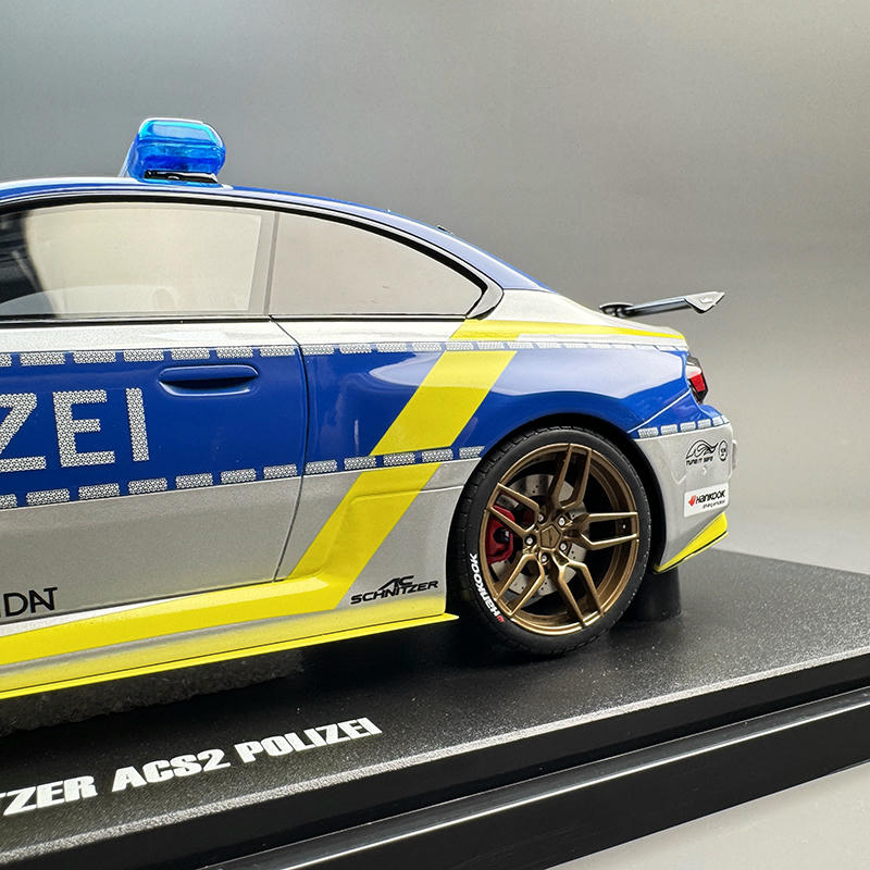 GT Spirit AC Schnitzer BMW M2 ACS2 German Police Car 1:18 Resin Model