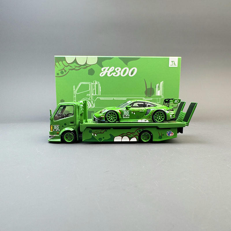 Mega Gear 1:64 H300 Flatbed Transport Trailer Model