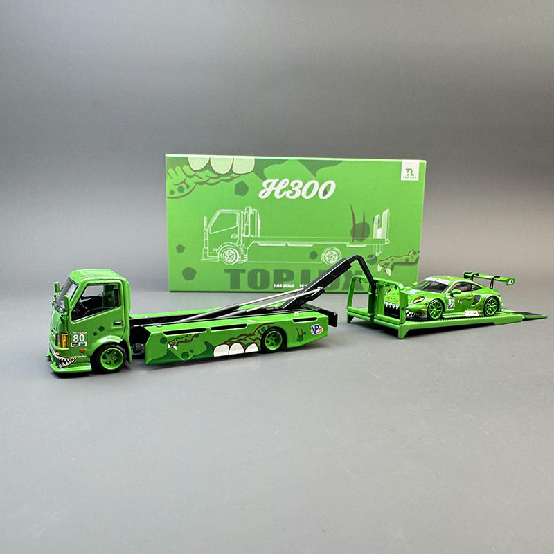 Mega Gear 1:64 H300 Flatbed Transport Trailer Model