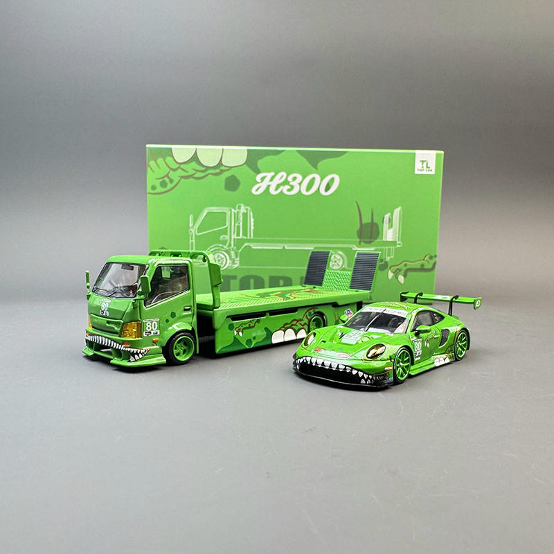 Mega Gear 1:64 H300 Flatbed Transport Trailer Model